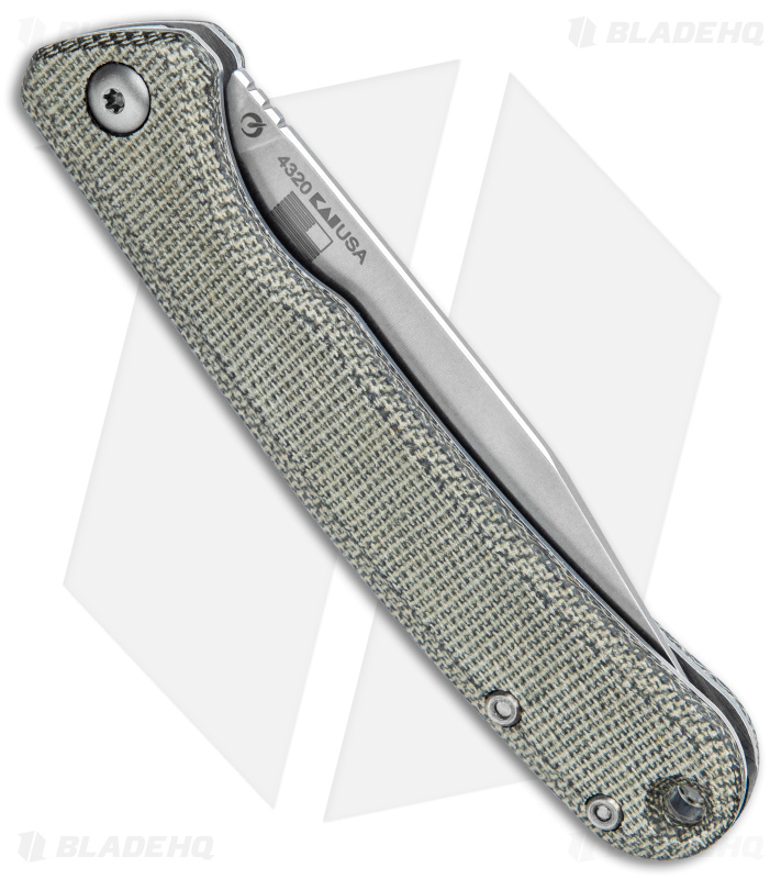 Kershaw Federalist Folding Knife Green Micarta (3.25" Stonewash) 4320