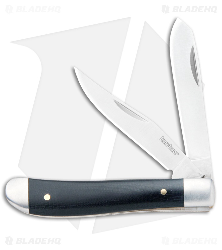 Kershaw Gadsden Trapper Slip Joint Knife 2.75" Black G-10 4381