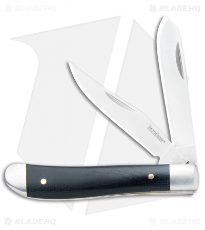 Kershaw Gadsden Trapper Slip Joint Knife 2.75" Black G-10 4381