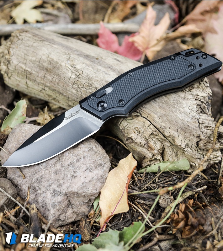 Kershaw Induction Folding Knife Black GFN (3.125" Two-Tone) 1905 