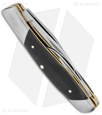 Kershaw Iredale Slip Joint Knife Black Canvas Micarta (2.6" Satin) 4386