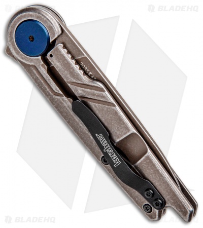 Kershaw Parsec Frame Lock Knife Brown PVD Stainless Steel (3" Brown SW) 2035
