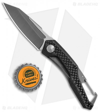 Kershaw Reverb Frame Lock Knife Carabiner Carbon Fiber/G-10 (2.5" Two-Tone) 1220