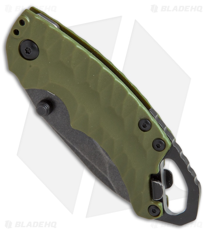 Kershaw Shuffle II Tanto Liner Lock Knife OD Green (2.25" BlackWash) 8750TOLBW