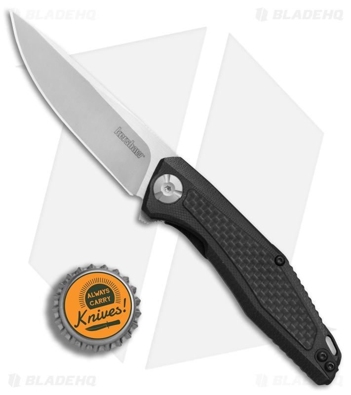 Kershaw Sinkevich Atmos Liner Lock Knife Black G-10/Carbon Fiber (3" Satin) 4037