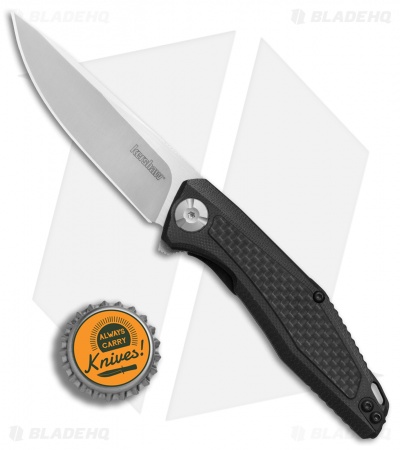 Kershaw Sinkevich Atmos Liner Lock Knife Black G-10/Carbon Fiber (3" Satin) 4037