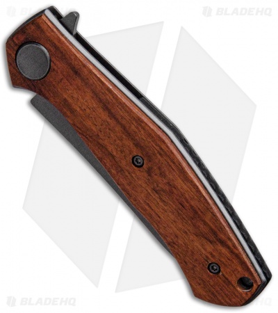 Kershaw Sinkevich Concierge Liner Lock Knife Wood (3.25" Gray) 4020WOOD