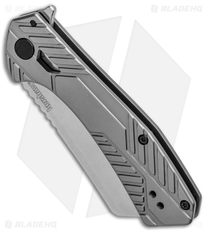 Kershaw Static Cleaver Frame Lock Knife Gray Stainless Steel (2.8" Satin) 3445