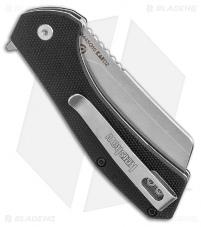 Kershaw Static Cleaver Liner Lock Knife Black G-10 (2.8" SW D2)