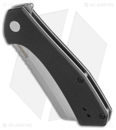 Kershaw Static Cleaver Liner Lock Knife Black G-10 (2.8" SW D2)