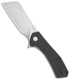 Kershaw Static Cleaver Liner Lock Knife Black G-10 (2.8&quot; SW D2) | 124579