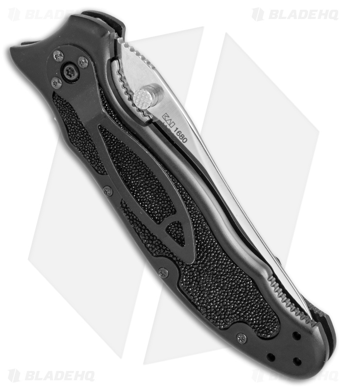 Kershaw Steven Seagal 1680 Flipper Knife Ray Skin (3.5" Polish) XXXX