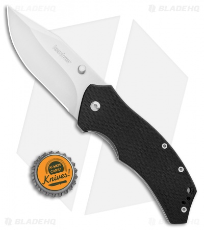 Kershaw Tension Liner Lock Knife Black G-10 (3.1" Satin)