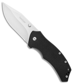 Kershaw Tension Liner Lock Knife Black G-10 (3.1" Satin) *DISC*