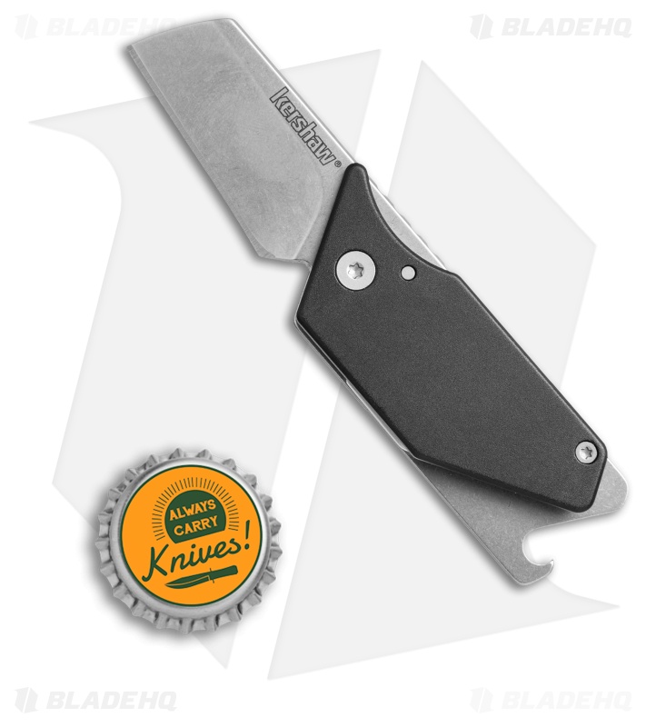 Kershaw Sinkevich Pub Friction Lock Knife Black G-10 (1.6" Stonewash) 4036BLK