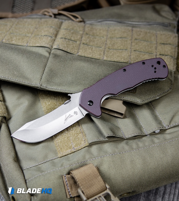 Kershaw CQC-11K Frame Lock Knife Brown G-10 (3.5" Stonewash) 6031