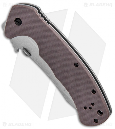 Kershaw CQC-11K D2 Frame Lock Knife Brown G-10 (3.5" Stonewash) 6031D2