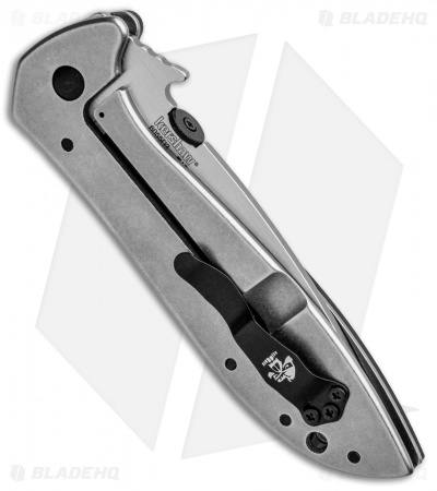Kershaw Emerson CQC-4KXL D2 Frame Lock Knife (3.9" Stonewash) 6055D2