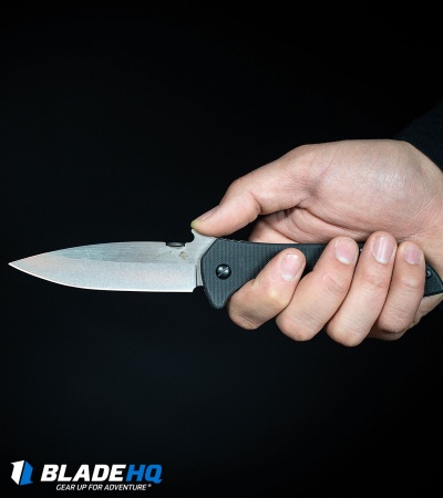 Kershaw Emerson CQC-4KXL Frame Lock Knife (3.9" Stonewash) 6055