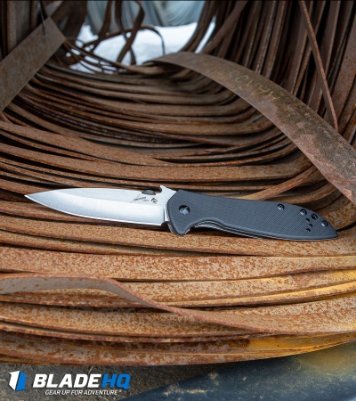 Kershaw Emerson CQC-4KXL Frame Lock Knife (3.9" Stonewash) 6055