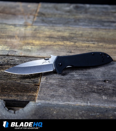 Kershaw Emerson CQC-4KXL Frame Lock Knife (3.9" Stonewash) 6055