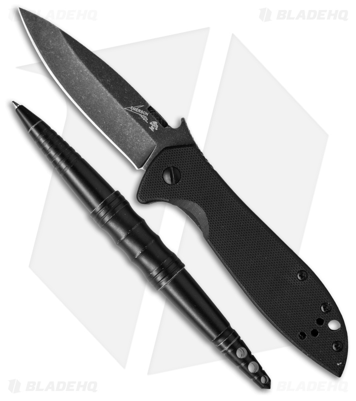 Kershaw Emerson Tactical Kit CQC-9K-BW   Tactical Pen 6059KITX ...