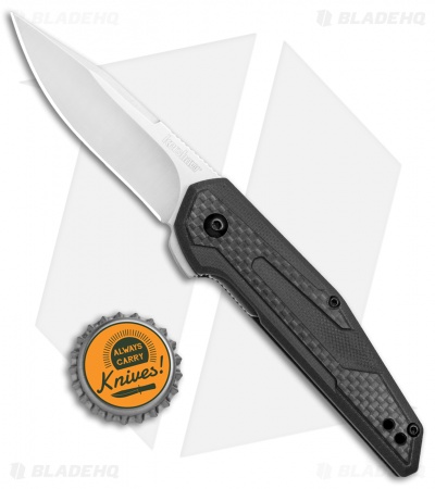 Kershaw Anso Fraxion Liner Lock Knife CF/Black G-10 (2.75" Satin) 1160SAT