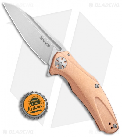 Kershaw Copper  Natrix Sub-Frame Lock Knife (3.25" Stonewash) 7007CU