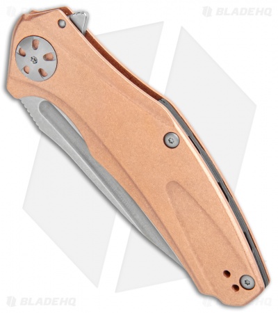 Kershaw Copper  Natrix Sub-Frame Lock Knife (3.25" Stonewash) 7007CU