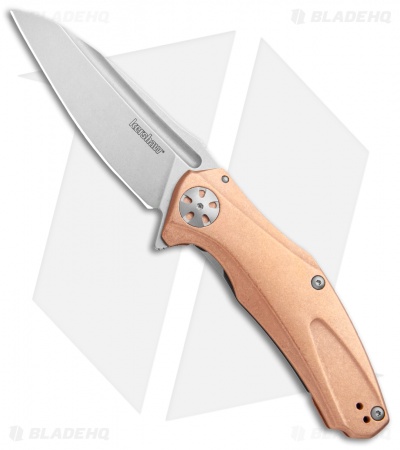 Kershaw Copper  Natrix Sub-Frame Lock Knife (3.25" Stonewash) 7007CU