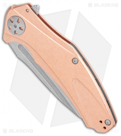 Kershaw Copper Natrix XL Sub-Frame Lock Knife (3.75" Stonewash) 7008CU