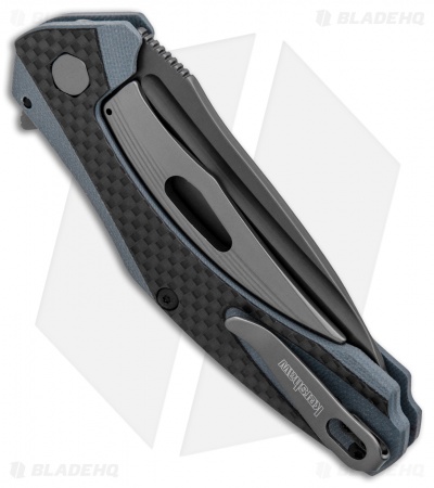 Kershaw Natrix Sub-Frame Lock Knife Blue G-10/Carbon Fiber (3.25" Gray) 7007CF