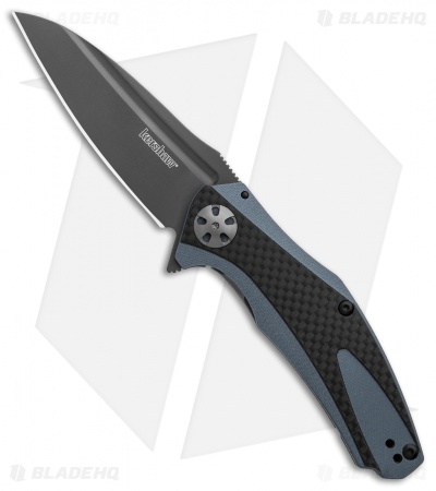 Kershaw Natrix Sub-Frame Lock Knife Blue G-10/Carbon Fiber (3.25" Gray) 7007CF