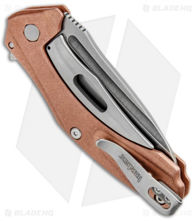 Kershaw Mini Natrix Sub-Frame Lock Knife Copper (2.75" Stonewash) 7006CU