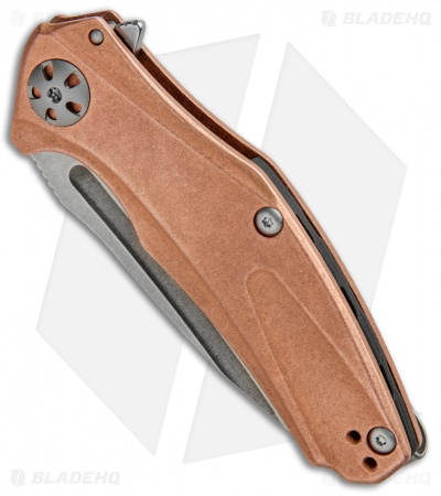 Kershaw Mini Natrix Sub-Frame Lock Knife Copper (2.75" Stonewash) 7006CU