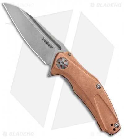 Kershaw Mini Natrix Sub-Frame Lock Knife Copper (2.75" Stonewash) 7006CU