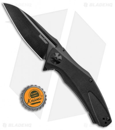 Kershaw Natrix XL Sub-Frame Lock Knife Black G-10 (3.75" Black) 7008BLK