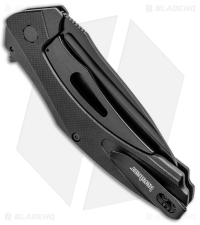 Kershaw Natrix XL Sub-Frame Lock Knife Black G-10 (3.75" Black) 7008BLK