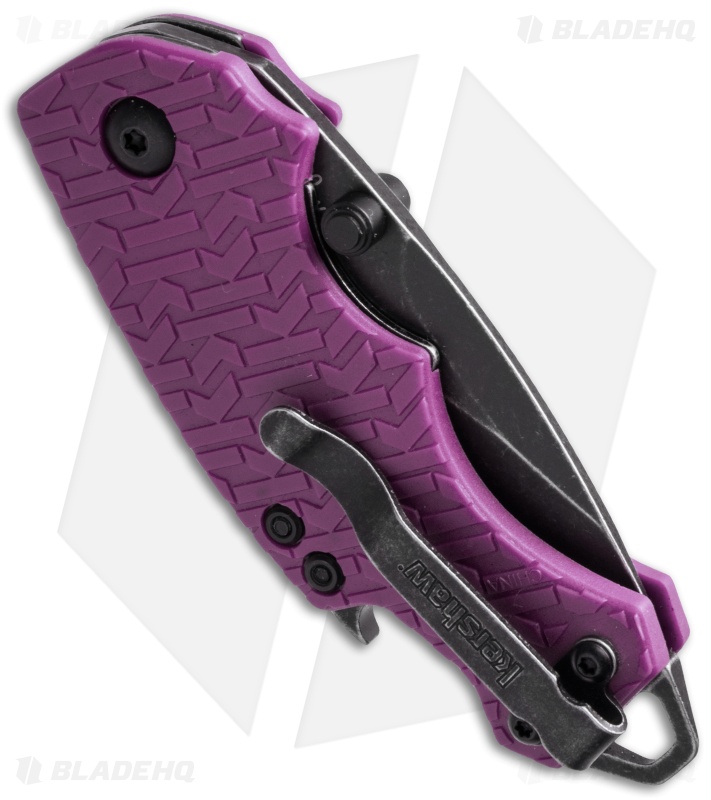 Kershaw Shuffle Knife - Purple + Blackwash Blade | Blade HQ