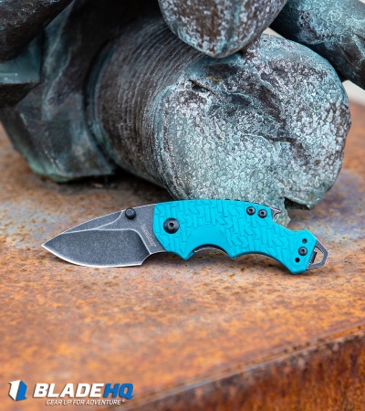 Kershaw Shuffle Liner Lock Knife Teal (2.375" BlackWash) 8700TEALBW