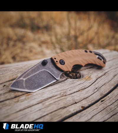 Kershaw Shuffle II Tanto Liner Lock Knife Tan (2.25" BlackWash) 8750TTANBW