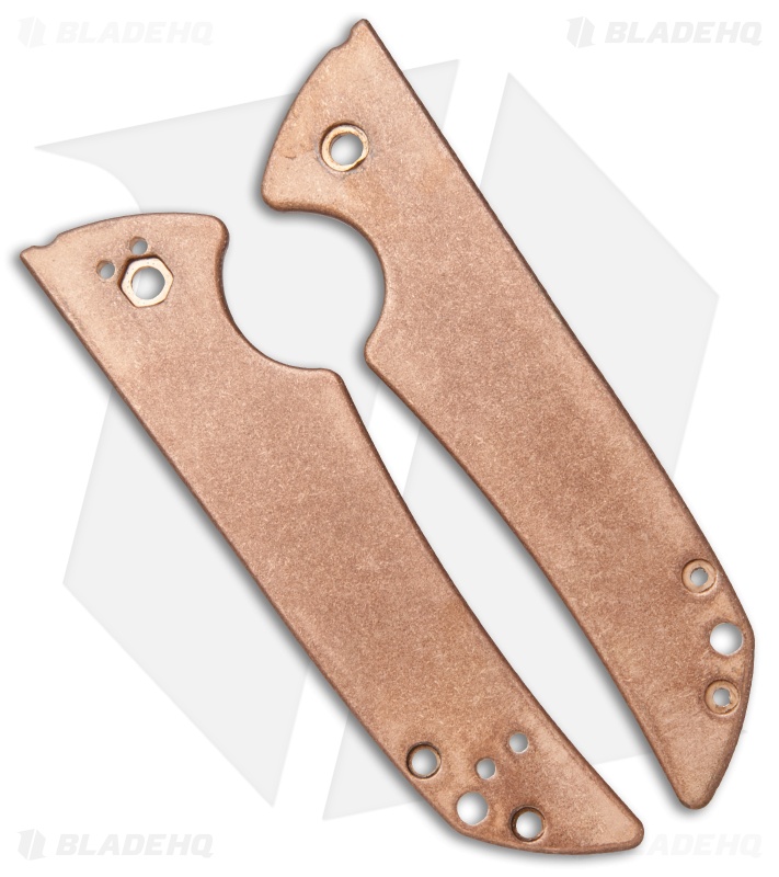 Flytanium Custom Copper Scales for Kershaw Skyline Folding Knife