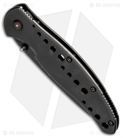 Kershaw Vapor II Frame Lock Knife Black SS (3.5" Black Plain)