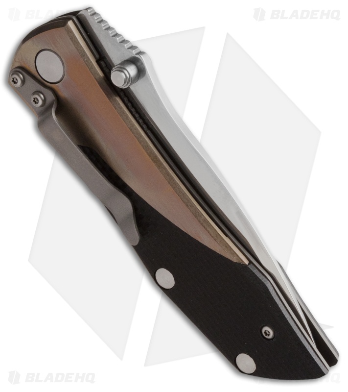 Kizer Cutlery Ki303 Tanto Liner Lock Knife Black G-10 (3.5" Polish)
