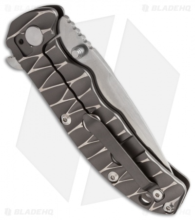 Kizer Cutlery V3 Flipper Frame Lock Knife Gray Titanium (3.5