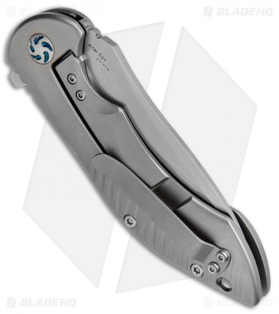 Kizer Alter Ego Frame Lock Flipper Knife Titanium (3.5" Stonewash) Ki4492
