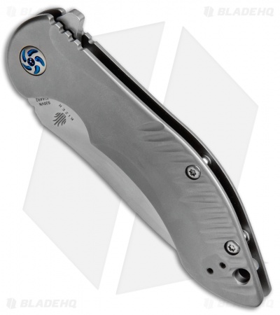 Kizer Alter Ego Frame Lock Flipper Knife Titanium (3.5" Stonewash) Ki4492