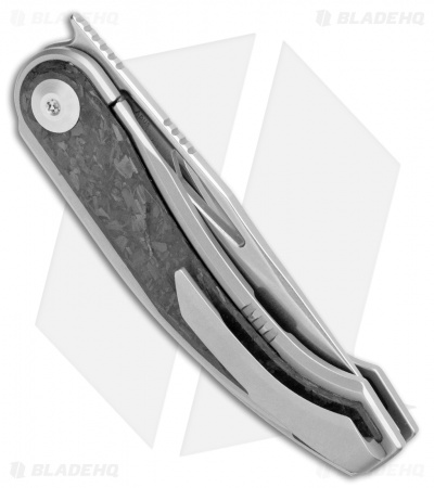 Kizer Apus Frame Lock Knife Carbon Fiber/Ti (3.03" Stonewash) Ki3554A1