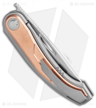Kizer Apus Frame Lock Knife Copper/Ti (3.03" Stonewash) Ki3554A2
