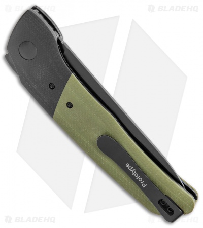 Kizer Arsenyan In-Yan Liner Lock Knife Green G-10 (3.9" Black) V4573